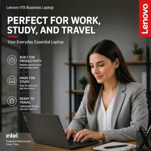 Lenovo 15.6" V15 G6 Business Laptop, 2026 Edition, 8GB DDR5 256GB SSD - Image 7