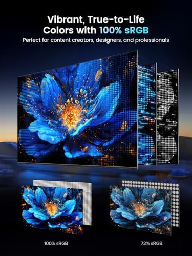 UPERFECT Portable Monitor 18.5-inch 120HZ Touchscreen 100% sRGB w/VESA & Stand 180° Adjustable Ultra-Slim & Lightweight Frameless FHD FreeSync IPS HDR Gaming Display, Travel Second Monitor for Laptop - Image 4