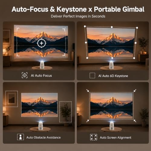 iSinbox Short Throw Projector 4K, Now with Netflix, Auto Focus, 40W Dolby - Image 5