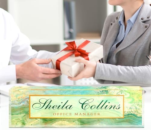 Custom Name Plate for Desk, Employee Appreciation Gifts, Office Decor - Image 3