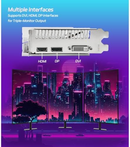 MOUGOL AMD Radeon RX 580 8GB GDDR5 Gaming Graphics Card, HDMI/DP/DVI Port - Image 6