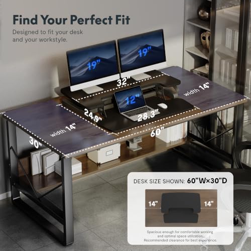 FLEXISPOT 32" Standing Desk Converter, Black - Image 5