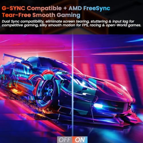 Gawfolk 4K Curved Monitor 32 Inch, 4K 120Hz 1500R Gaming Monitor VA Panel - Image 6