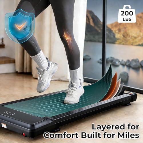 3-in-1 Walking Pad Under Desk Treadmill for Home Office Portable - Image 5
