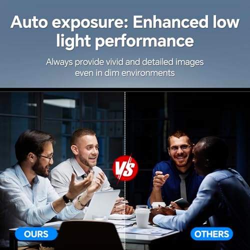 4K Webcam for PC with Dual Microphones, Autofocus USB Camera with Privacy Cover and Auto Light Correction, Plug and Play for Laptop, Mac, Zoom, Teams, Video Calls and Streaming - Image 5