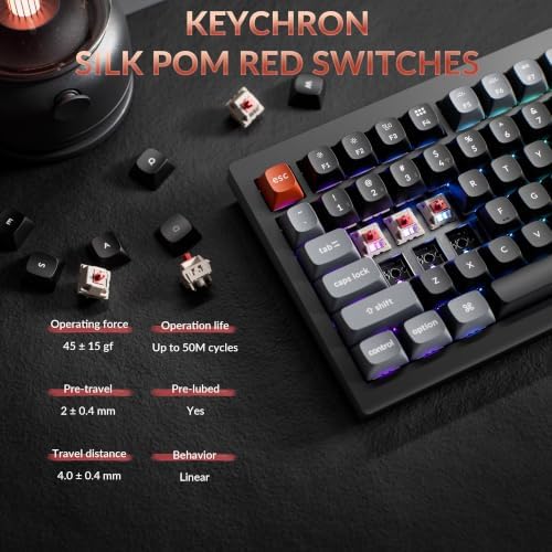 Keychron V1 Ultra 8K Polling Rate Wireless (2.4 GHz & Bluetooth) - Image 6