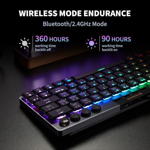 Hexgears A1 Low Profile Wireless Mechanical Keyboard - Clicky - Image 3