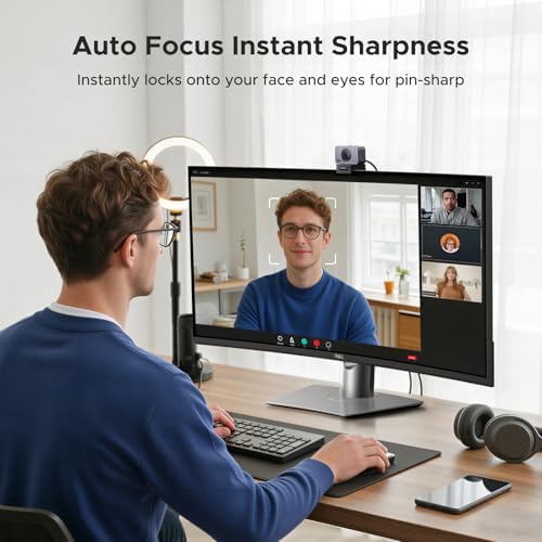 UGREEN 4K Webcam with 1/2.55" CMOS Sensor for PC/Mac - Image 5