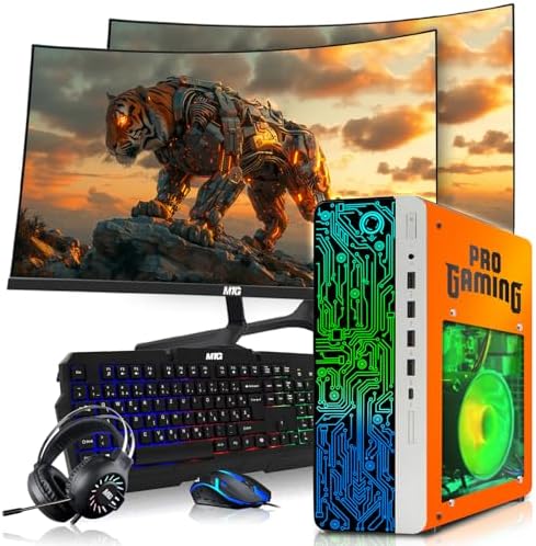 HP G4 Gaming PC, AMD Ryzen 3 Pro, 16GB RAM, 256GB SSD + 2x500GB HDD Win 11 by Amazon+Renewed