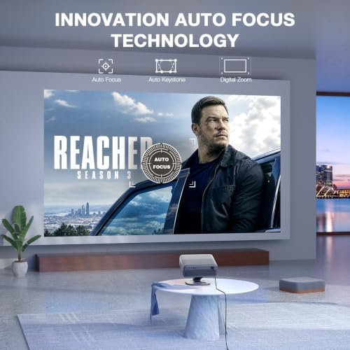 AuKing 5000 ANSI & 70W Dolby 4K Outdoor Projector with Auto Focus - Image 4