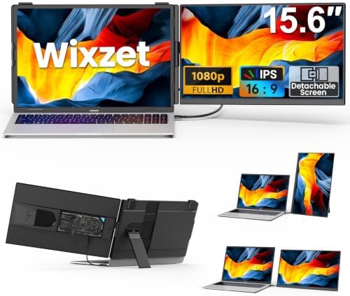 Laptop Screen Extender 15.6" FHD 1080P Portable Monitor by WixzetLaptopScreenExtender