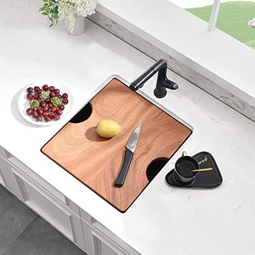 Black Undermount Bar Sink, 15 x 17 Inch - Image 2