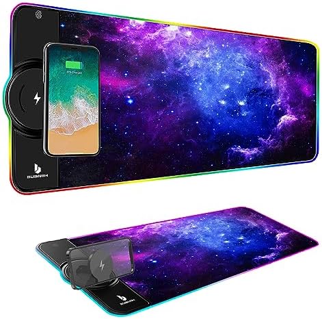 Gaming Mouse Pad,Wireless Mouse Pad Charging,15W Fast Charging by BUANIIHSmartLifeCompanion