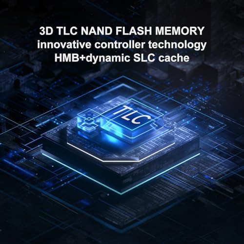 Ediloca 500GB SSD NVMe M.2 2280 PCIe Gen4 x4 Internal Solid State Drive for PS5, Gaming PC and Laptop, Up to 4300MB/s, with Dynamic SLC Cache (EN705) - Image 4