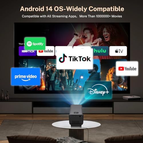 X7 1500 ANSI Smart Projector with Apps, AI Calibration, 20W HiFi Speakers - Image 2
