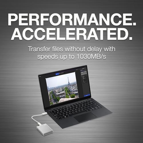 Seagate One Touch SSD 2TB External SSD Portable – Silver, speeds up to 1030MB/s, 6mo Mylio Photo+ subscription, 6mo Dropbox Backup Plan​ and Rescue Services (STKG2000401) - Image 2
