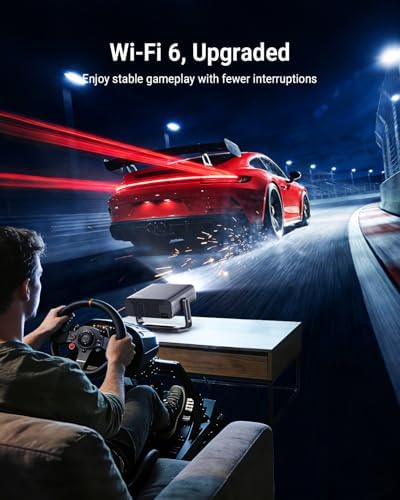 [Bundled with Google TV Stick] Smart Projector with WiFi and Bluetooth - Image 6