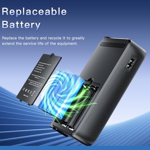 Jectse 36W UPS Uninterruptible Power Supply, Lithium Battery Backup with LED Display Multi Voltage Interfaces, for Routers Cameras Small Electronics Continuous Power (US Plug 110V) - Image 2
