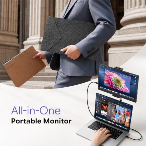 15.6" Portable Monitor with Stand FHD 1080P IPS Travel Monitor for Laptop - Image 3