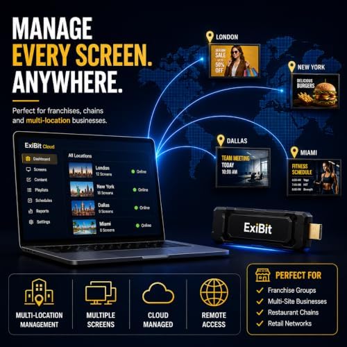 TV Signage Stick for Business | Digital Signage Player | Remote Screen Management for Digital Menu Boards, Retail Displays, Office Screens & Commercial TV Displays - Image 7