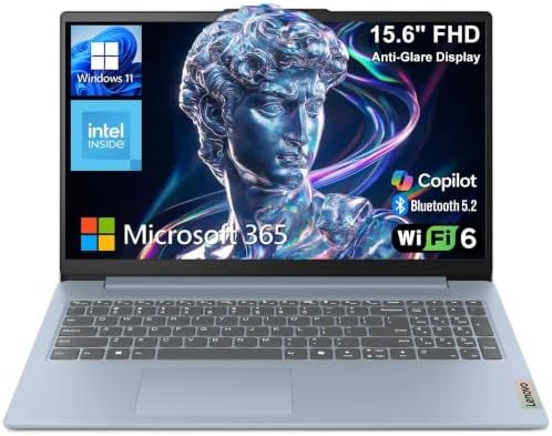 Lenovo Essential 15.6" FHD Laptop, Intel Processor, 8GB DDR5, 128GB Storage by LENOVO
