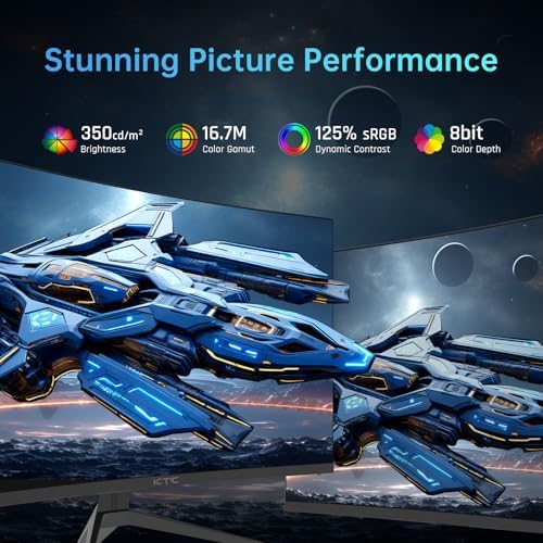 KTC 32 inch 240Hz Curved Gaming Monitor, 1080P Curved Monitor 1ms, H32S17F - Image 4