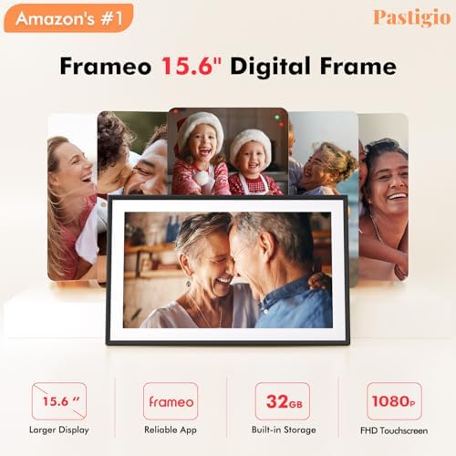 Frameo 15.6'' Digital Picture Frame, Digital Photo Frame WiFi Large Display - Image 2