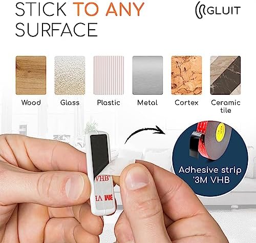 Cord Organizer for Desk, Nightstand Cable Holder, 20 Pack, Multislot, White - Image 3