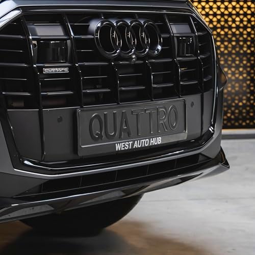 Custom Black on Black License Plate European Home Decor Metal Art Personalized Front Delete Interior Funny Gift (Yellow text) - Image 4