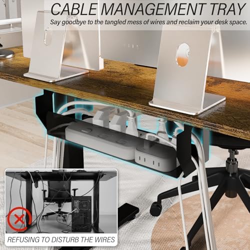 Kingant Standing Desk, 40x24 Inch Electric Height Adjustable Computer Desk - Image 4