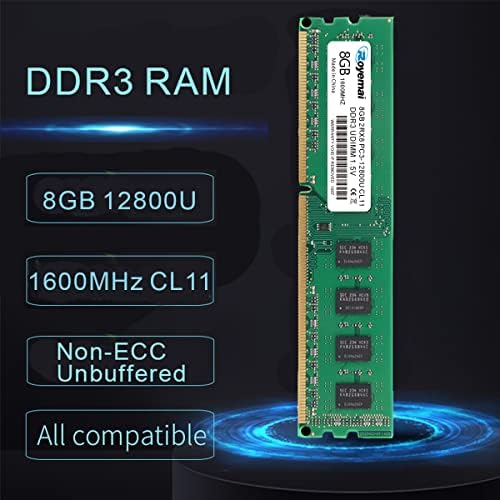 16GB PC3-12800U 2X8GB DDR3 12800 1600MHz PC3-12800 16G 2Rx8 240-pin Udimm CL11 1.5V Desktop RAM Memory Module - Image 2