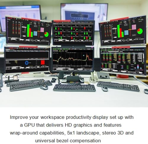 R7 350 4GB GDDR5 6 Mini DP Multi Monitor Graphics Card - Image 3