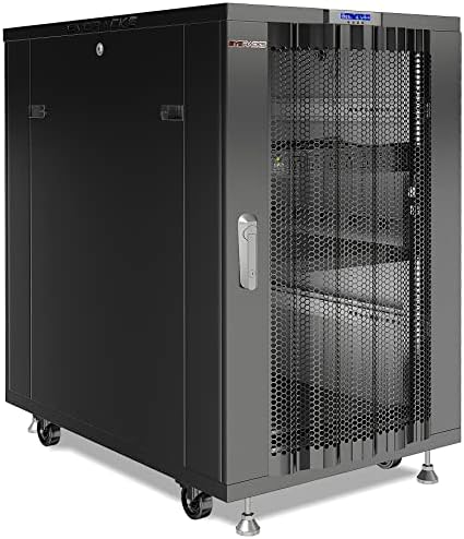 Sysracks 18U Server Rack Cabinet, 32" Deep, 19-Inch EIA-310 by SYSRACKS