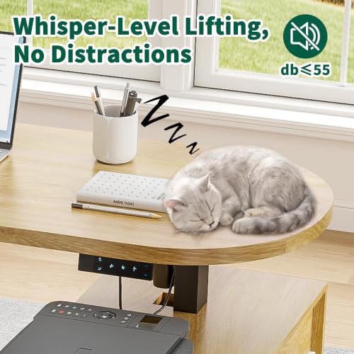 Electric L Shaped Standing Desk, Corner Sit Stand Up Desk, Executive Desk - Image 3
