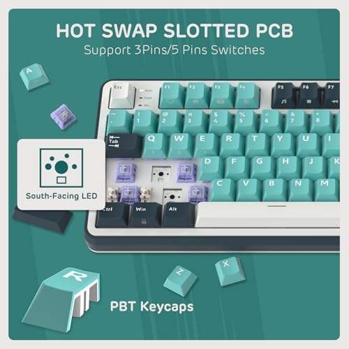 RK ROYAL KLUDGE S98 Wireless Mechanical Keyboard with Smart Display & Knob - Image 6
