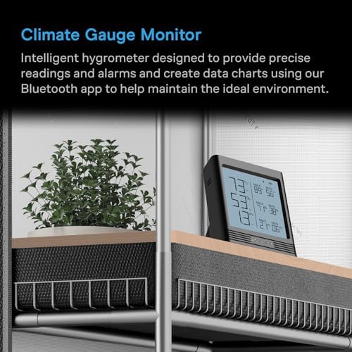 AC Infinity Temperature Humidity VPD Smart Hygrometer B2 w/ Bluetooth App - Image 2