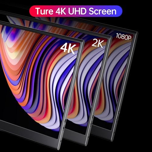 Anyuse 15.6" 4K UHD IPS HDR USB-C HDMI Monitor - Image 4