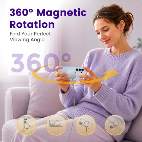 15W Magnetic Fast Charging Pad, Wireless Charger for Samsung & Android - Image 7