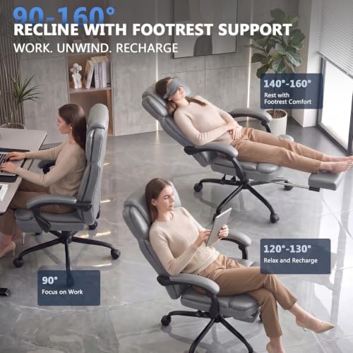 Big and Tall Office Chair, Home Office Desk Chairs,Executive Computer Chair - Image 6