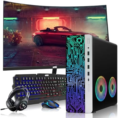 HP Gaming PC, AMD Ryzen 3 Pro, 8GB RAM, 256GB SSD, Win 11 by Amazon+Renewed