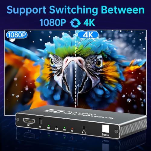4K HDMl Video Wall Controller 2x2 Processor, Supports 2 HDMI Inputs - Image 6