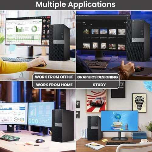 Dell Tower Desktop PC – Intel Core i5-6500 6th Gen Processor – 16GB DDR4 RAM – 512GB SSD – Keyboard & Mouse – Wi-Fi – Office, Home, Business Desktop Computer Windows 11 Pro (Renewed) - Image 6