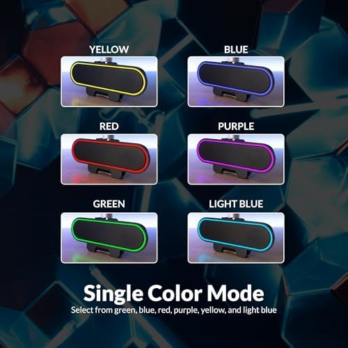 Cyber Acoustics CA-2890GX USB Gaming Speaker, 10W, Music Sync LED Lights - Image 6