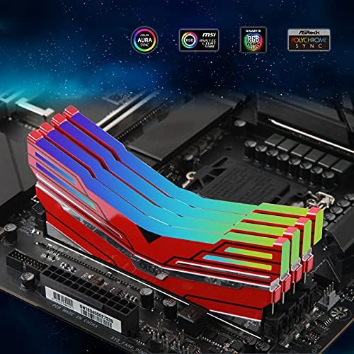 OLOy DDR4 RAM 16GB (2x8GB) Warhawk Aura Sync RGB 3000 MHz CL16 1.35V 288-Pin Desktop Gaming UDIMM (MD4U083016BCDA) - Image 5
