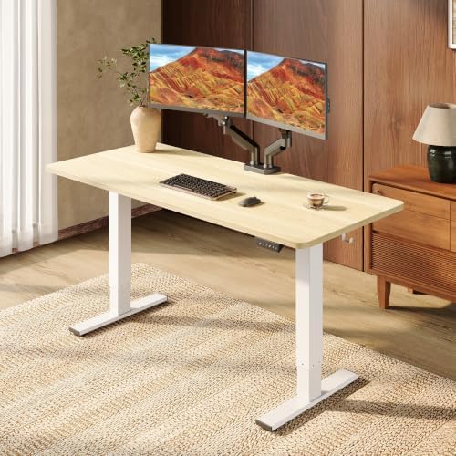 SANODESK 1'' Thick One-Piece 60 x 24'' Height Adjustable Standing Desk by sanodesk