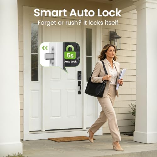 GHome Smart Palm Vein Door Lock, Built-in WiFi Keyless Entry for Front Door - Image 5