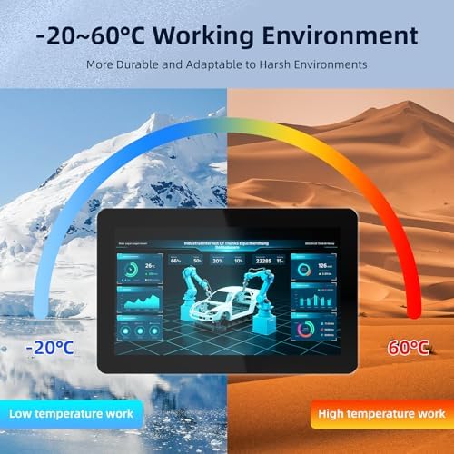 13.3" Fanless Industrial Panel PC,All-in-One Touchscreen Computer - Image 5