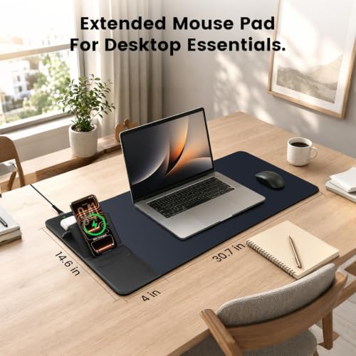 3-in-1 Magnetic Wireless Charging Mouse Pad, Foldable Phone Stand - Image 5