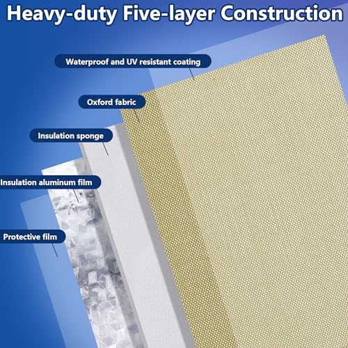 3-Way Opening Backflow Preventer Insulation Cover(5°F), 20" W x 16" H - Image 4