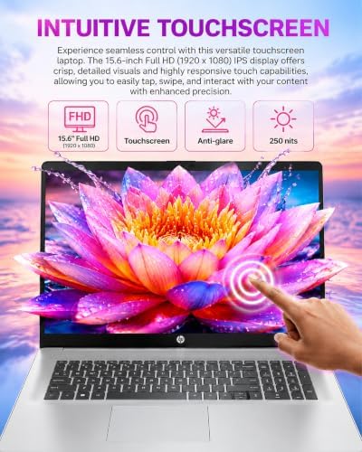 HP 15.6in Touch Laptop 32GB RAM 1TB SSD FHD IPS for Business & Students - Image 3